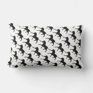 Almofada Lombar Zebra Black e Cinza Silhouter
