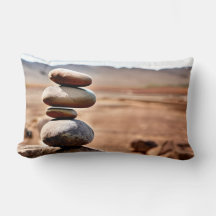 Zen Rocks Lumbar Travesseiro