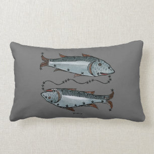 Almofada Lombar Zodíaco: Peixes na cor