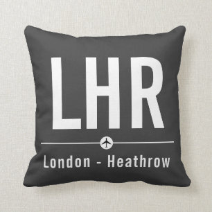 Almofada London Heathrow LHR Airport Code - Aviação