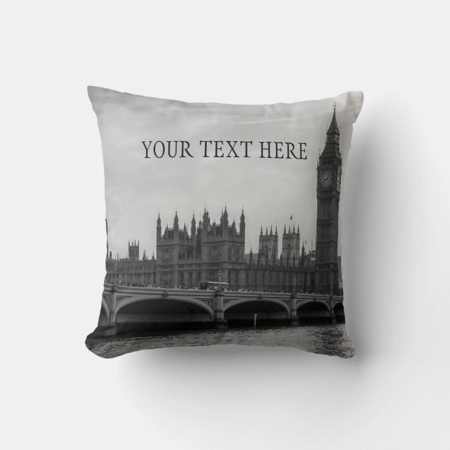 Almofada Londres Inglaterra Reino Unido Parlamento (Frente)