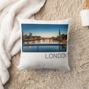 Almofada Londres Uk Skyline Reino Unido Inglaterra Souvenir