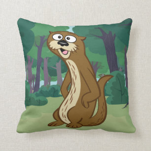 Almofada Lontra do rick Reggie da guarda florestal