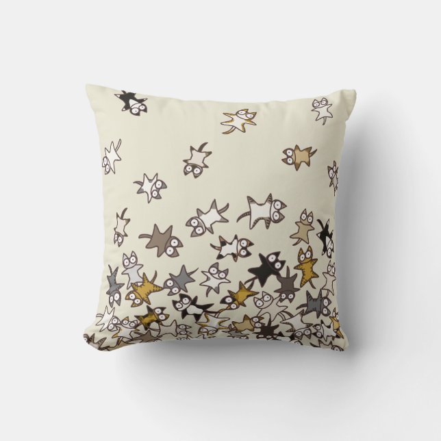 Almofada Lotes dos gatos (Frente)