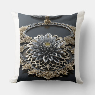 Almofada Lotus Brand Logo Pillow – Elegant Floral Symbol Cu