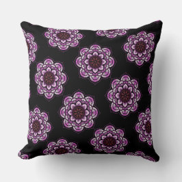 Almofada Lotus violeta-vermelha