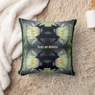 Almofada Lotus Water Lily Flower Abstrato Art Personalizado
