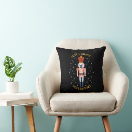 Almofada Loucos Sobre Tchaikovsky Nutcracker Music Black