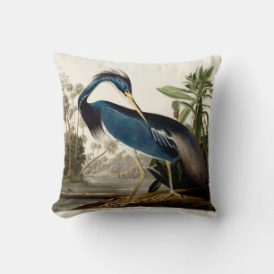 Almofada Louisiana Heron, 1834, das Birds of America