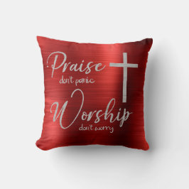 Almofada Louvado e Culto Cristão