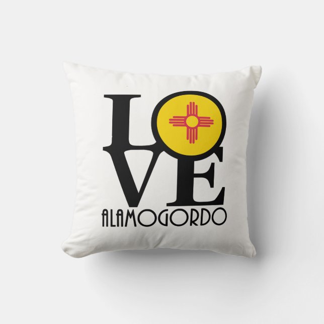 Almofada LOVE Alamogrdo Novo México (Frente)