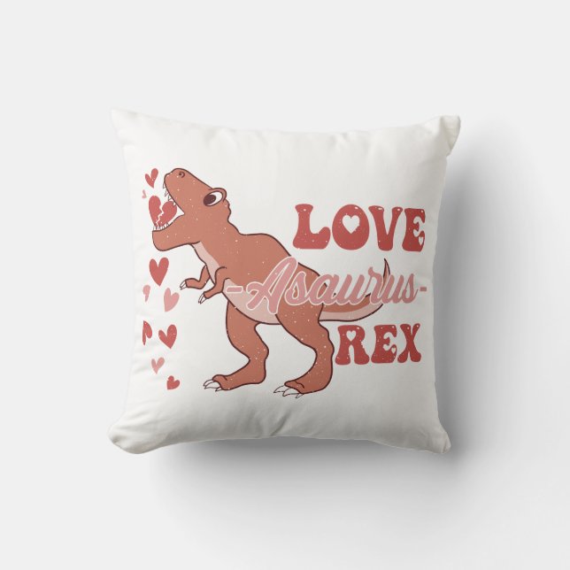 Almofada Love-Asaurus Rex Funny (Frente)