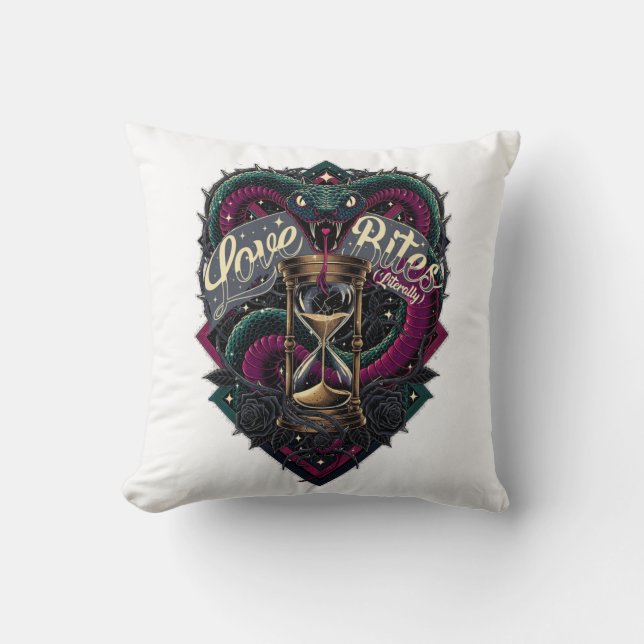Almofada Love Bites (Literally) T-Shirt | Venomous Valentin (Frente)