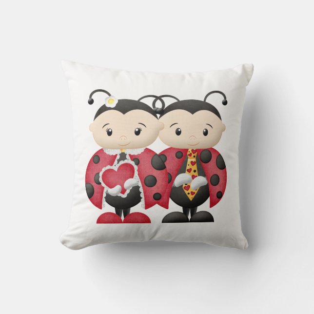 Almofada Love Bug Couple 1 - Pillow (Frente)