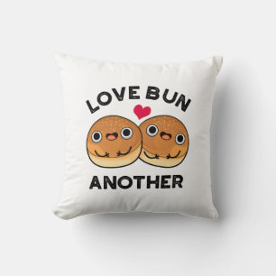 Almofada Love Bun Outro Engraçado Comida Pun