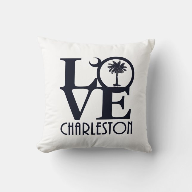 Almofada LOVE Charleston Carolina do Sul (Frente)