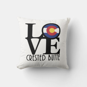 Almofada LOVE Crested Butte Colorado