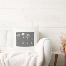 LOVE Floral – Impressão Botânica Romântica