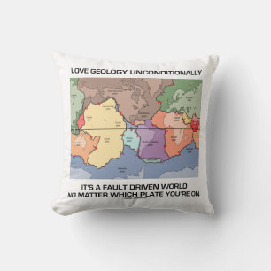 Almofada Love Geology Incondicionalmente Fortalece Mundo
