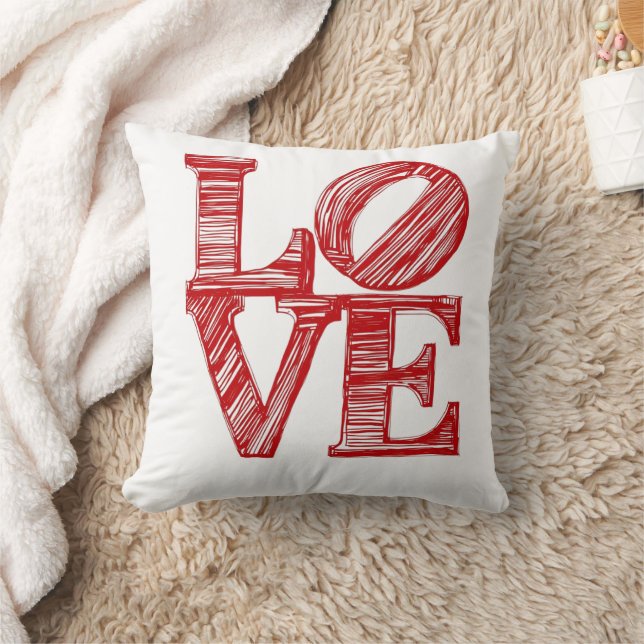Almofada LOVE Logo Pillow, Valentine's day gift (Cobertor)
