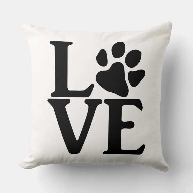 Almofada Love Paw Classic (Frente)
