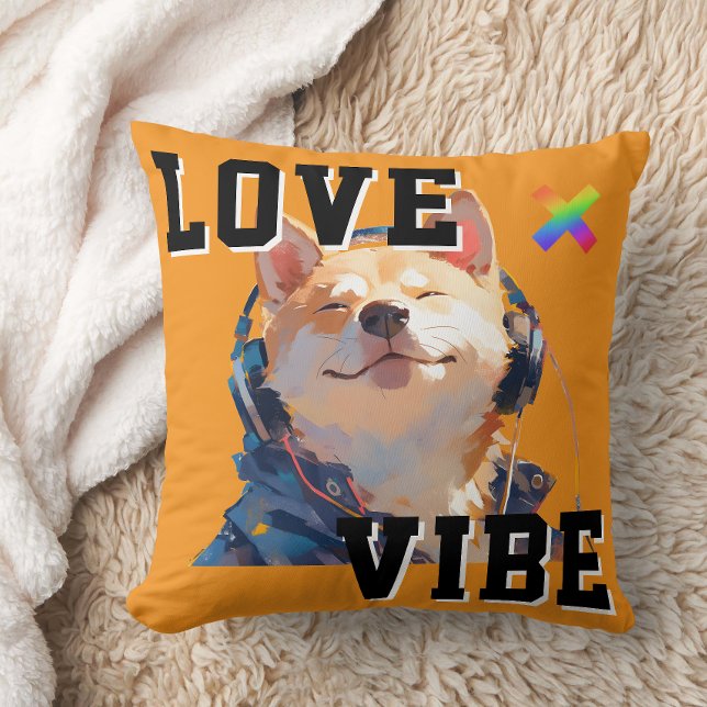 Almofada LOVE × SHIBA - Custom (Criador carregado)