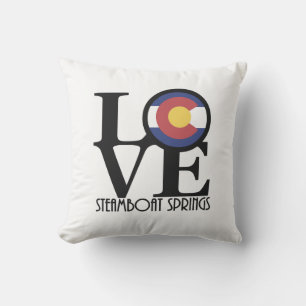 Almofada LOVE Steamboat Primaveras Colorado