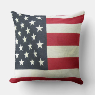 Almofada Love United States Flag and Toy Gun Travesseiro de