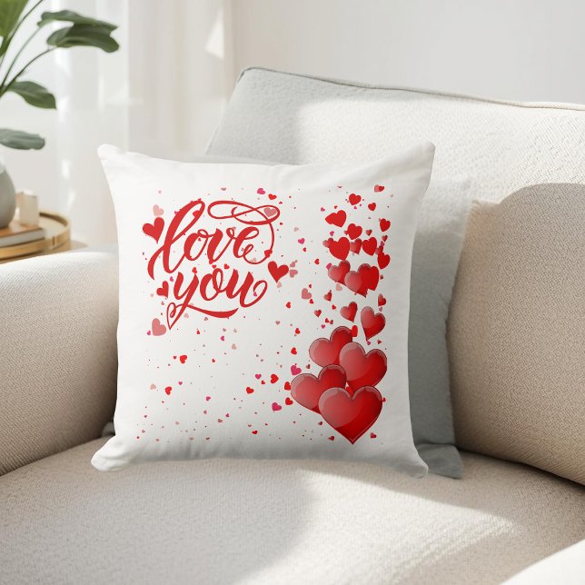Almofada Love You Throw Pillow (Criador carregado)