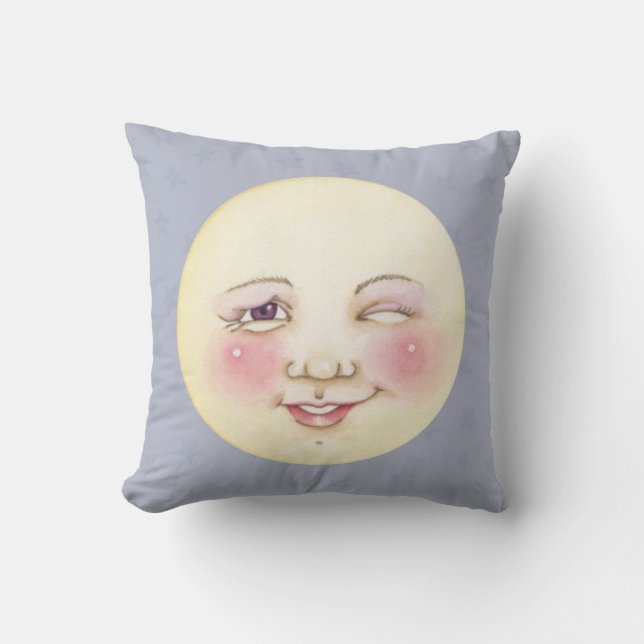 Almofada Lua Winking - Travesseiro (Frente)