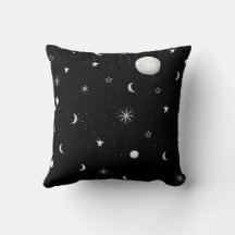 Luas e Estrelas Negras e Brancas