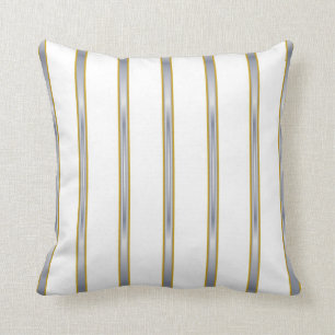 Almofada Lumbar e travesseiros decorativos brancos Dourados
