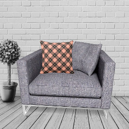 Almofada Lumberjack Black Coral Xadrez PInk