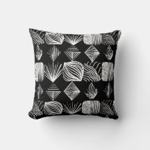 Lúpulo Tribal de Caribe Negrito - Preto e Branco,
