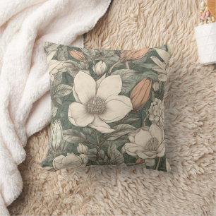 Almofada Lush Vintage Magnolia Floral