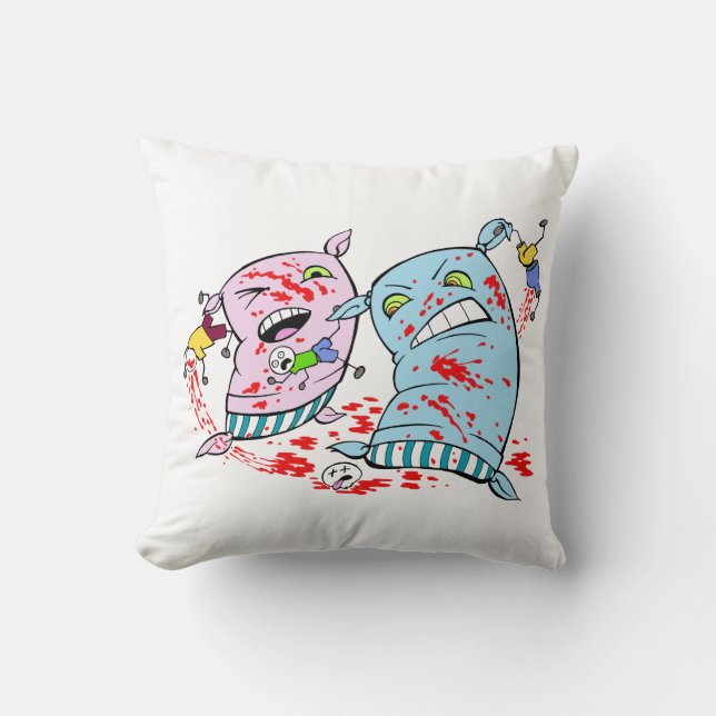 Almofada Luta de travesseiro (Frente)