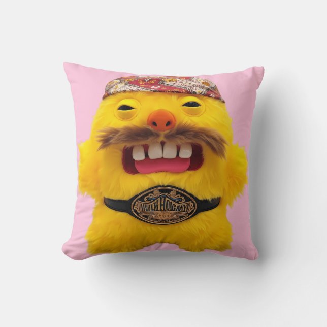 Almofada Lutador Engraçado Fugglers  (Frente)