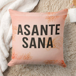 Almofada Luxo Asante Sana Pôr do Sol Rosa - Aquarela Radian