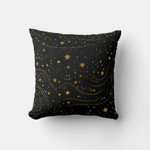 Almofada Luxuoso Travesseiro Decorativo Noite Estrelada