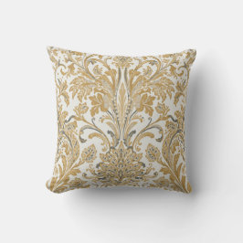 Almofada Luxury, Classic,Elegant,Gold Beige Pattern