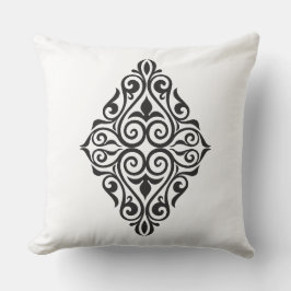 Almofada Luxury Vintage Floral Frame Decorative Art