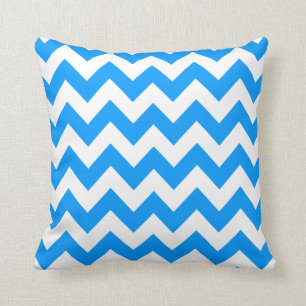 Almofada Luz - Chevron corajoso azul
