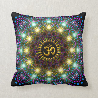 Almofada Luz de cura Mandala Om - Travesseiro