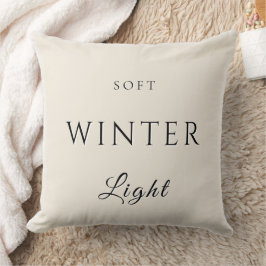 Almofada Luz de inverno suave