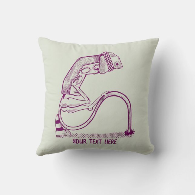 Almofada Luz de trânsito triste (Verso)