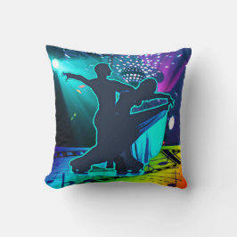 Almofada Luzes E Música Do Palco Do Casal De Ballroom Dance