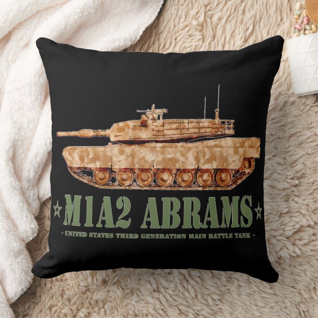 Almofada M1A2 Abrams US MBT Tank Desert Storm Veteran (Cobertor)