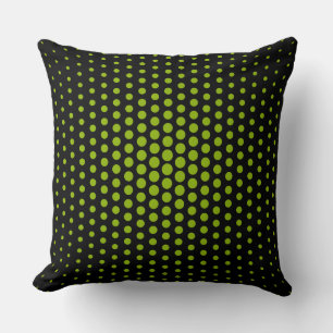 Almofada Maçã verde Techno Dots Modern Black