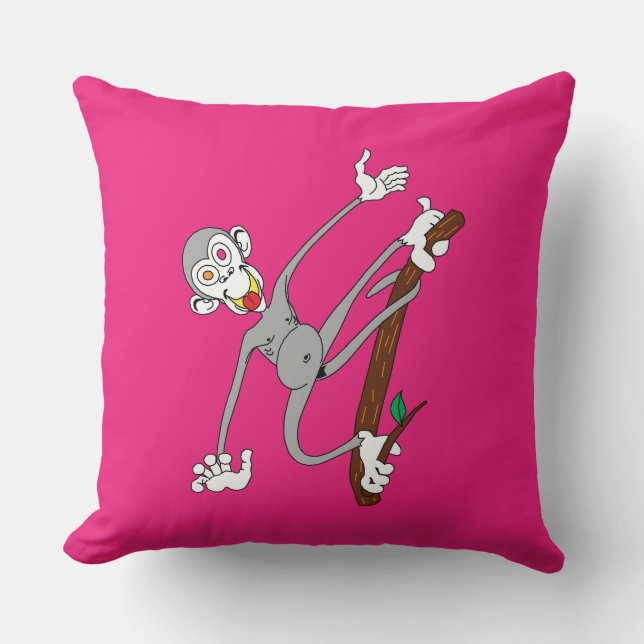 Almofada Macaco Percorrendo (Frente)