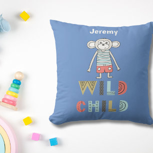 Almofada Macaco Selvagem Infantil Scandia Personalizado